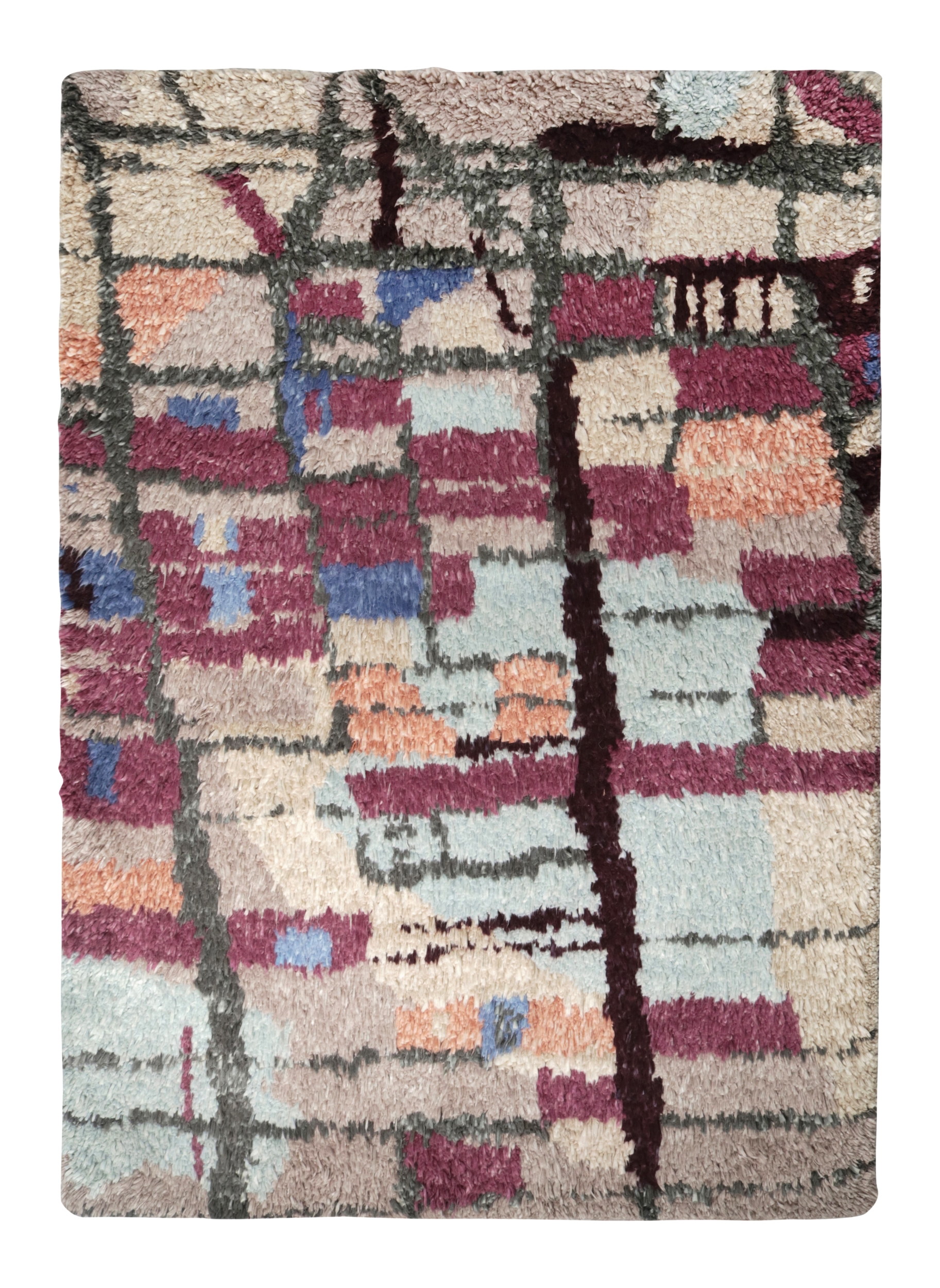 Modern Custom Moroccan Rug Sample