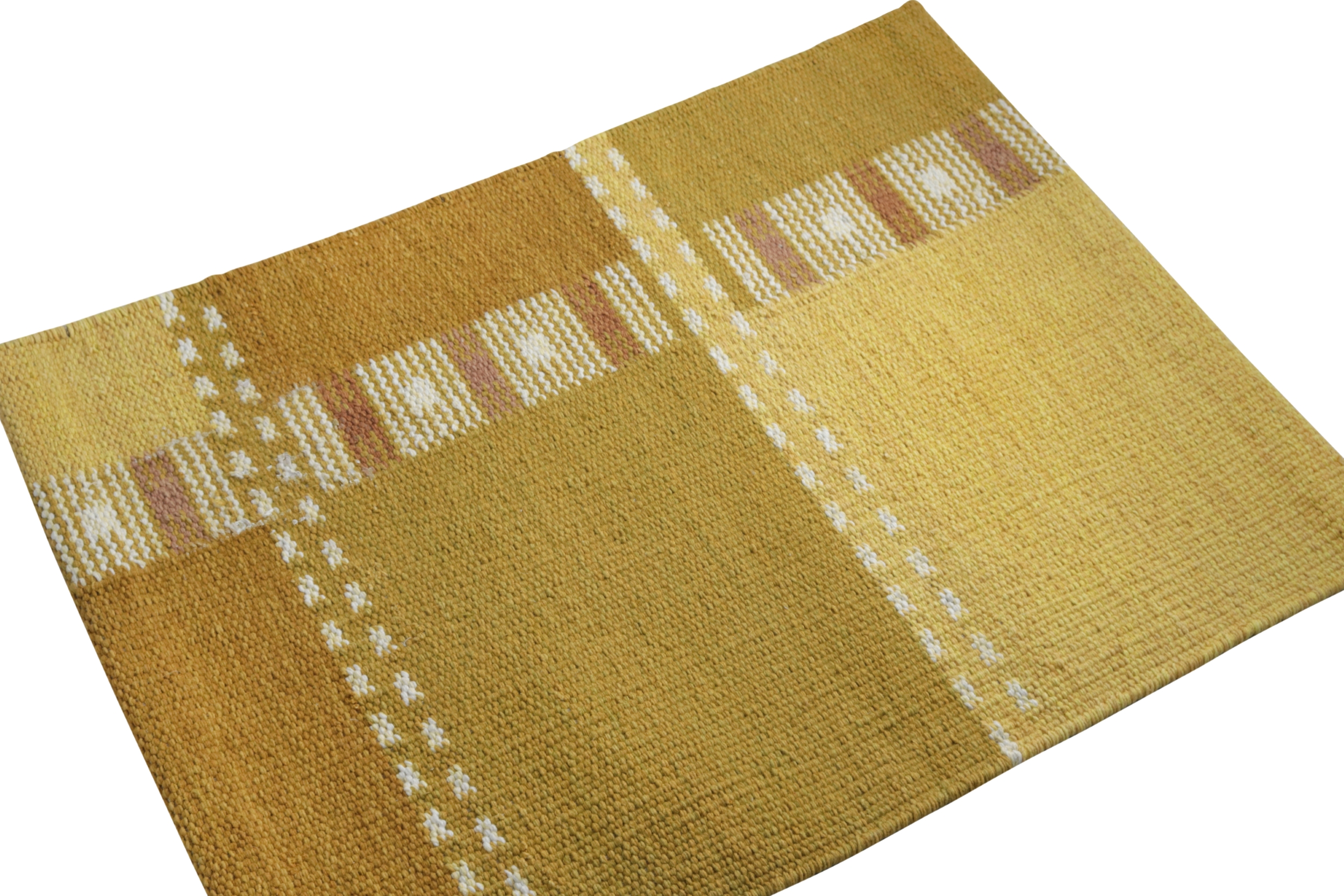 Swedish Flatweave Custom Rug Sample, Geometric