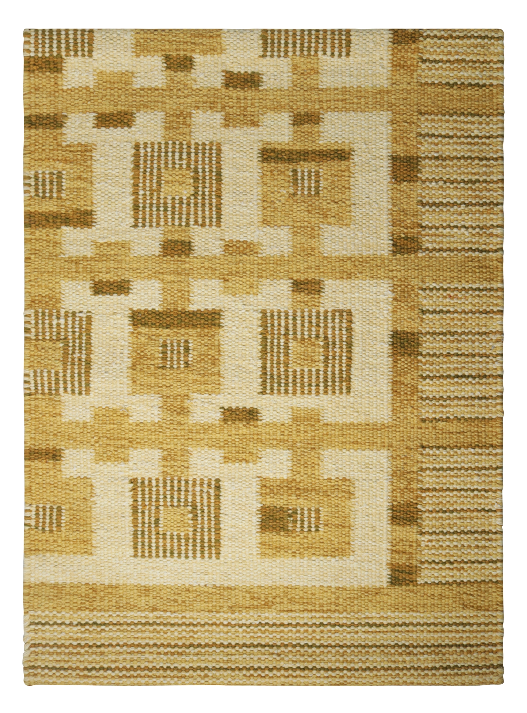 Swedish Flatweave Custom Rug Sample, Geometric