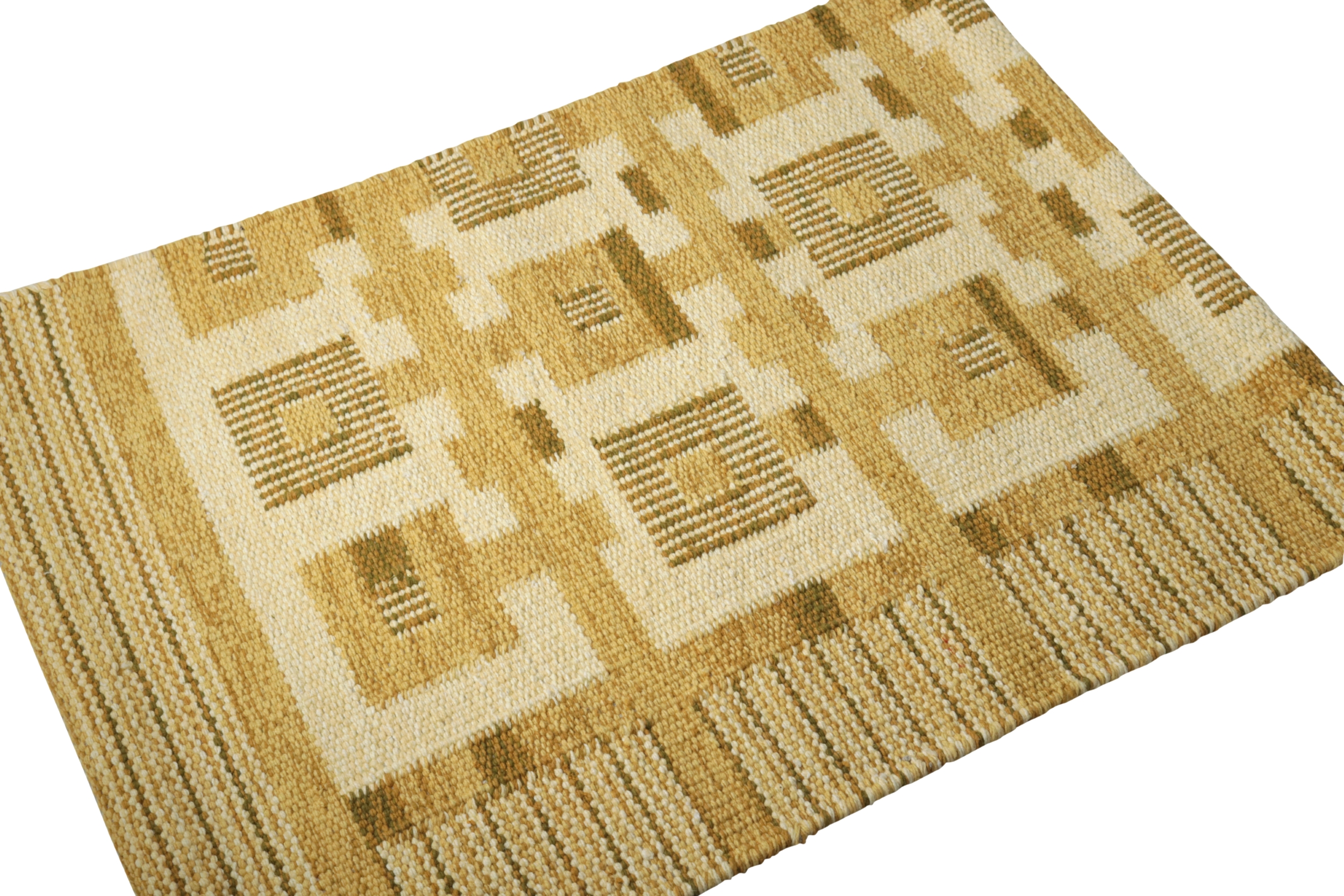 Swedish Flatweave Custom Rug Sample, Geometric