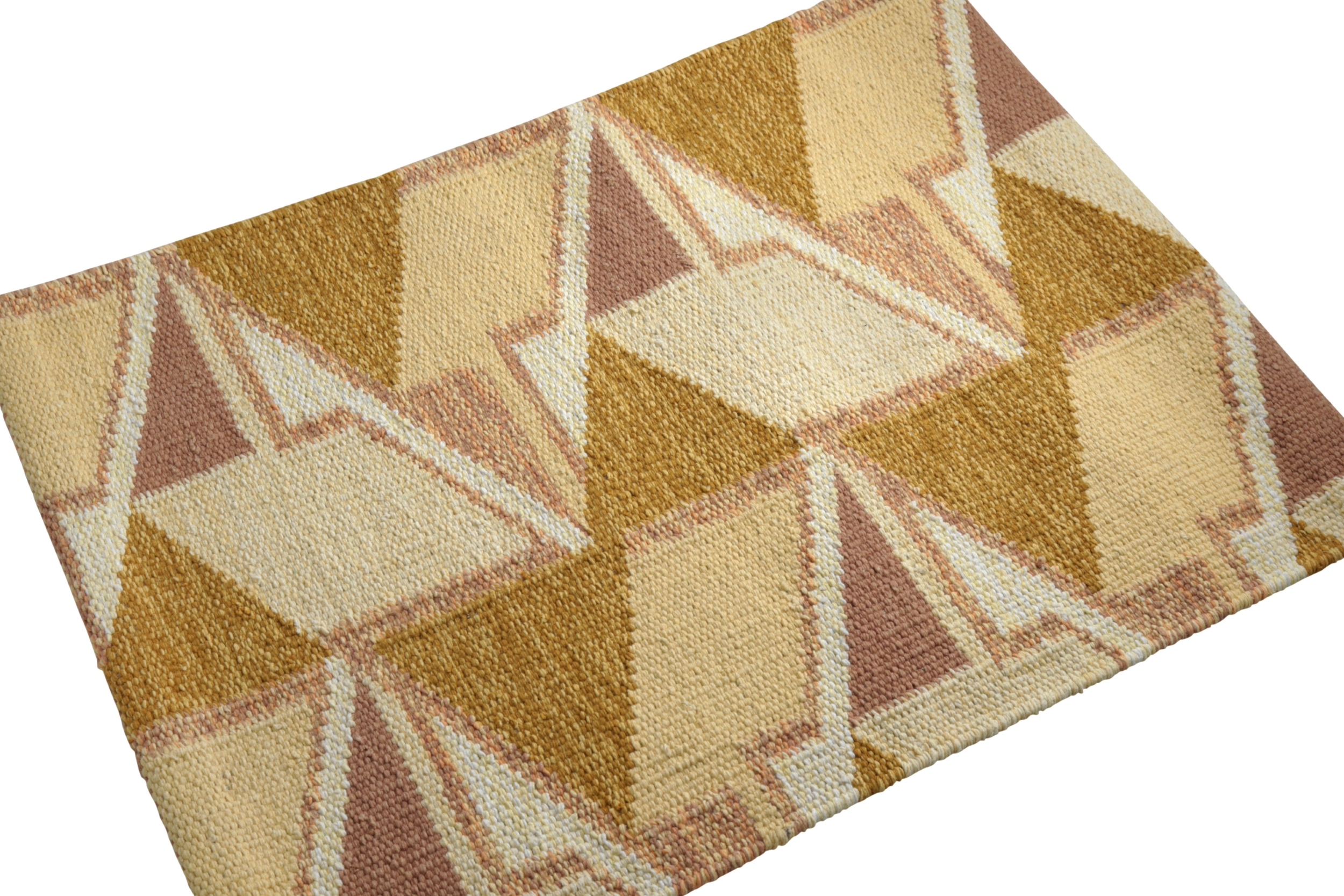 Swedish Flatweave Custom Rug Sample, Geometric