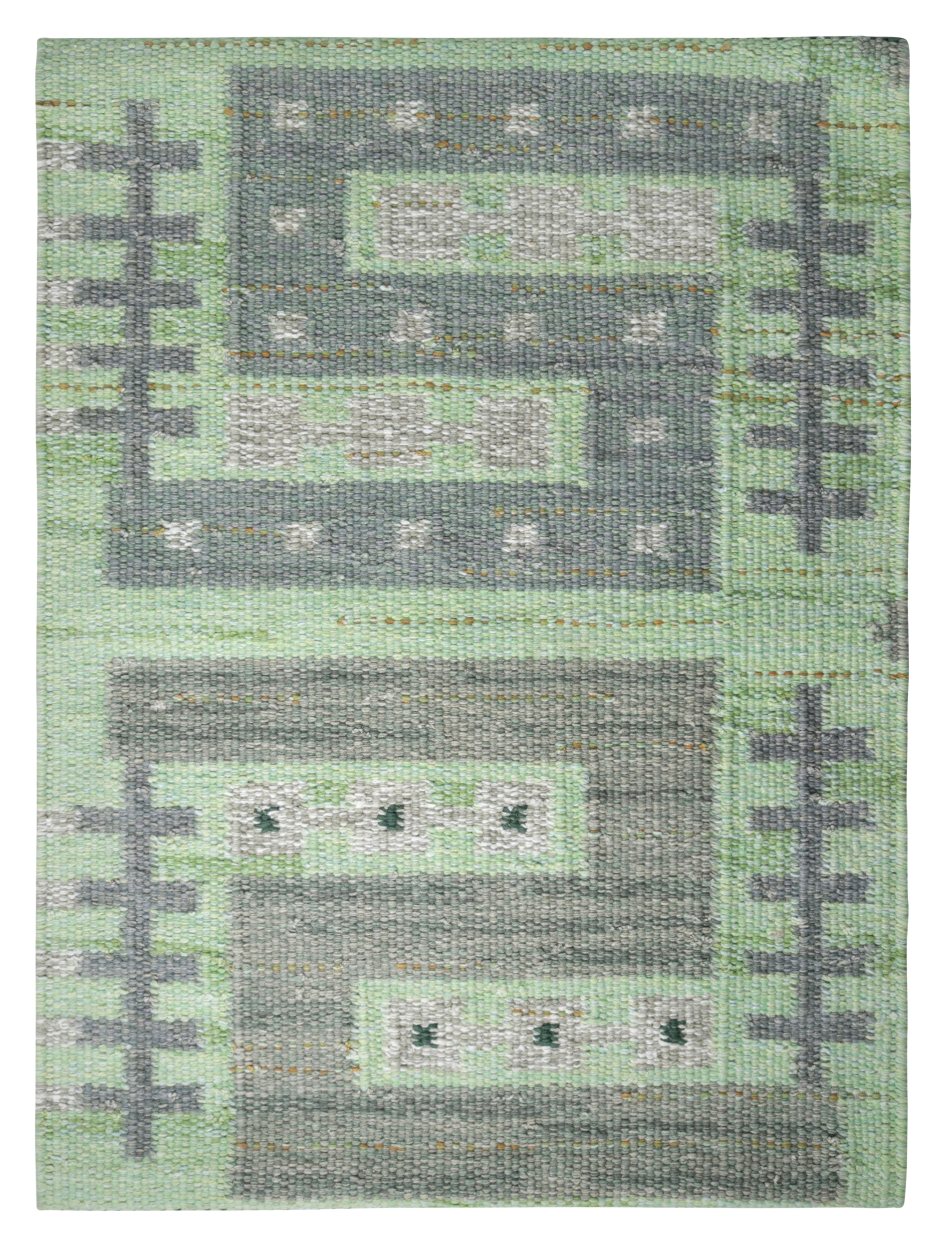 Swedish Flatweave Custom Rug Sample, Geometric