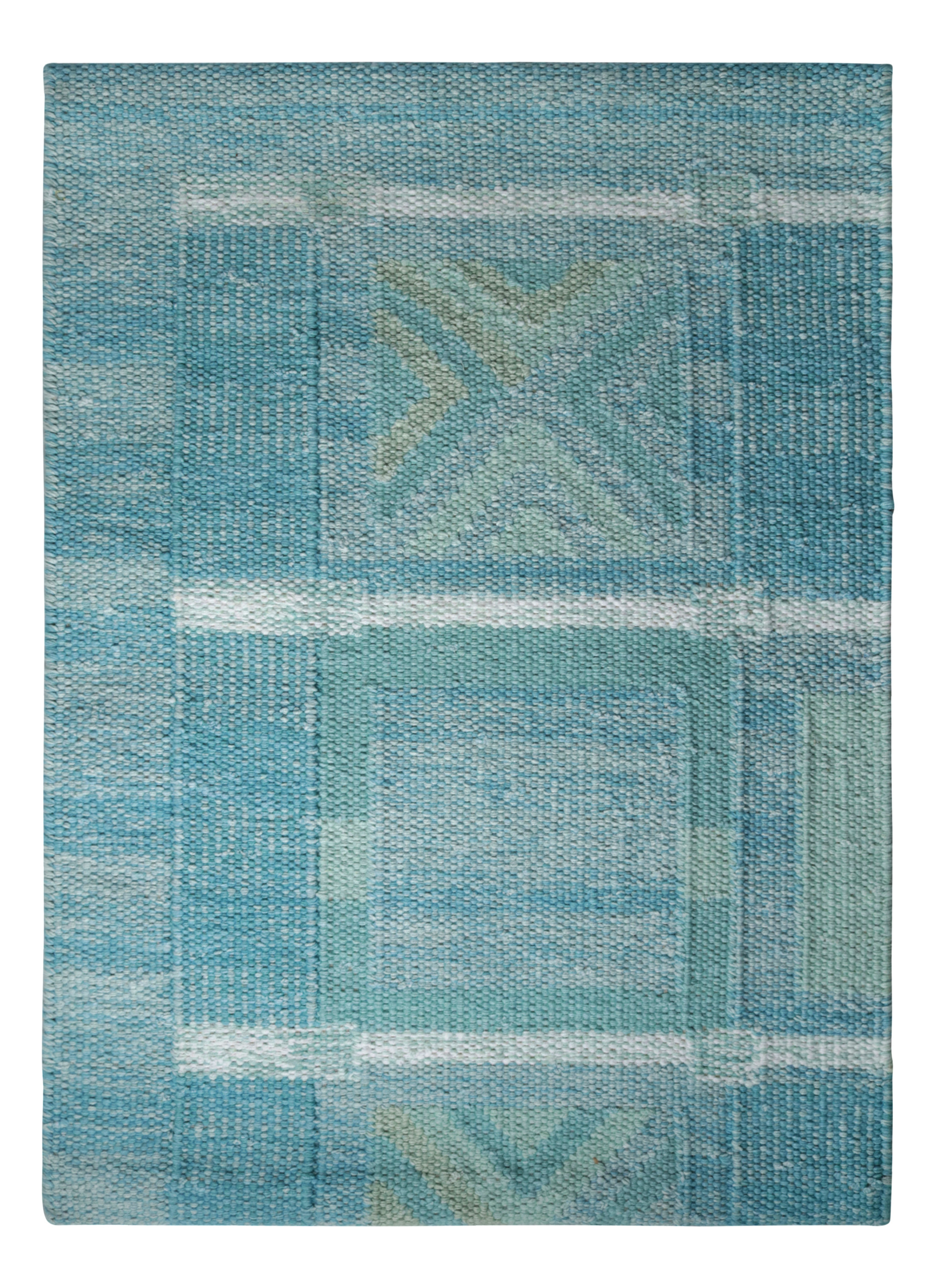 Swedish Flatweave Custom Rug Sample, Geometric