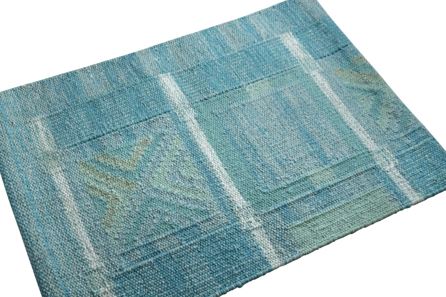 Swedish Flatweave Custom Rug Sample, Geometric