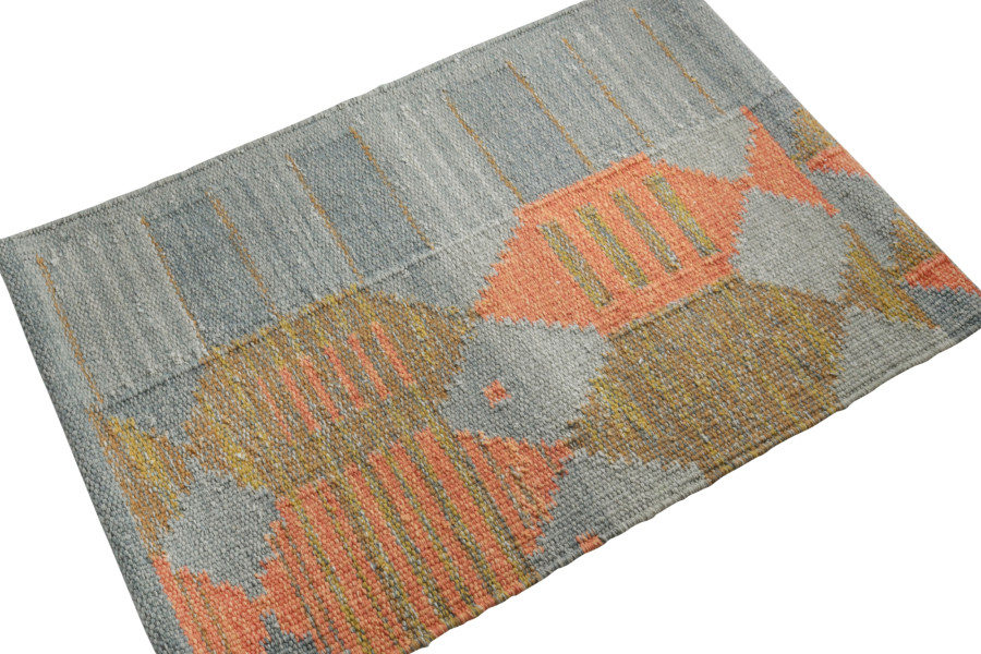 Swedish Flatweave Custom Rug Sample, Geometric