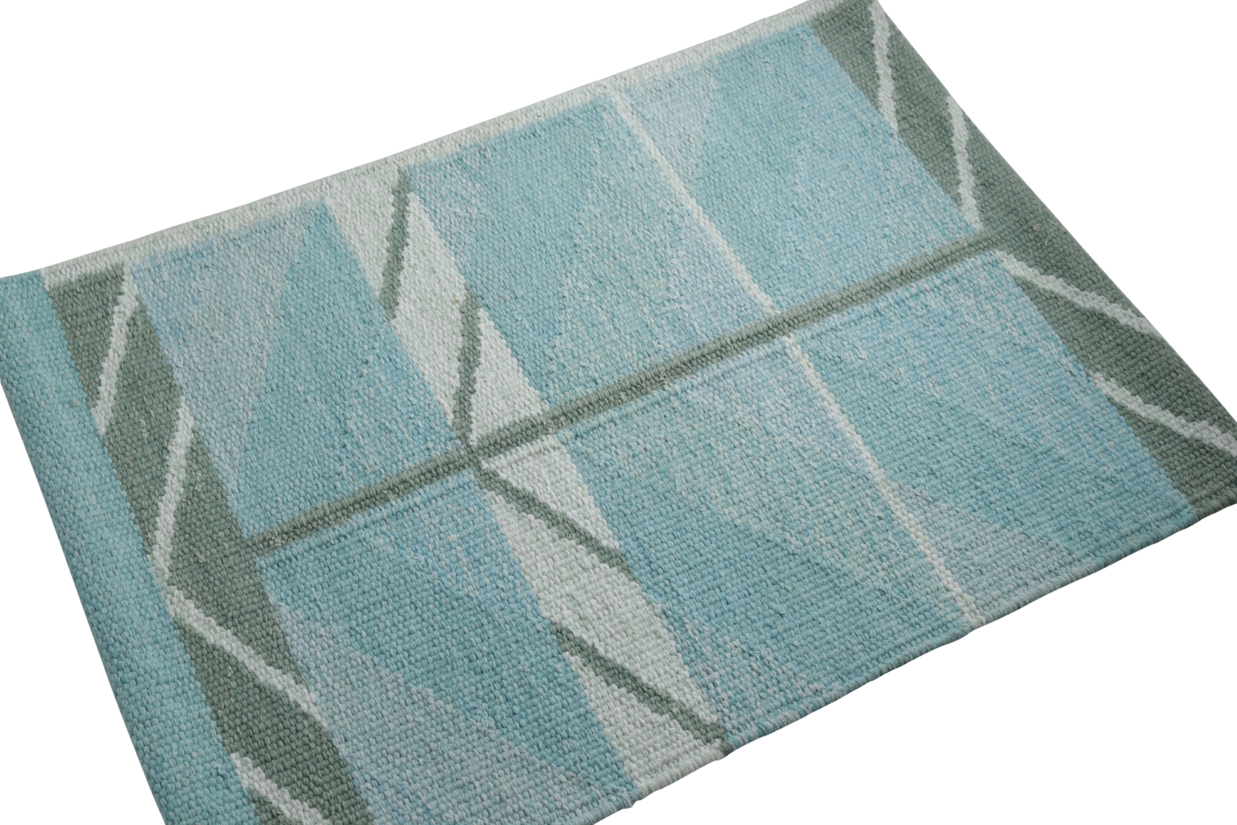 Swedish Flatweave Custom Rug Sample, Geometric