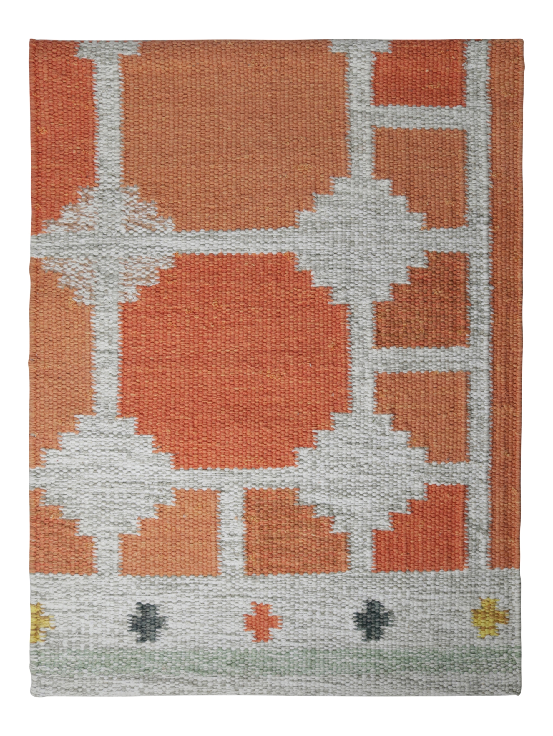 Swedish Flatweave Custom Rug Sample, Geometric