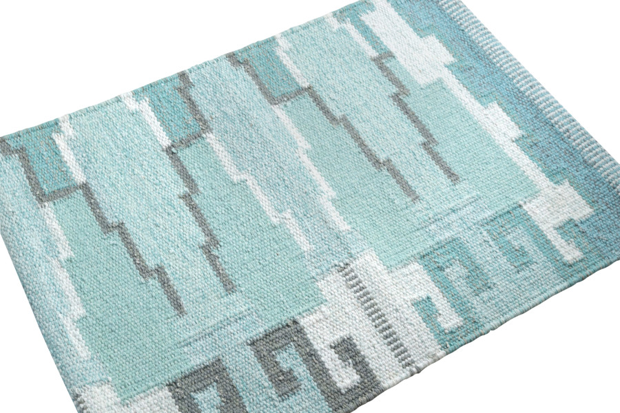 Swedish Flatweave Custom Rug Sample, Geometric