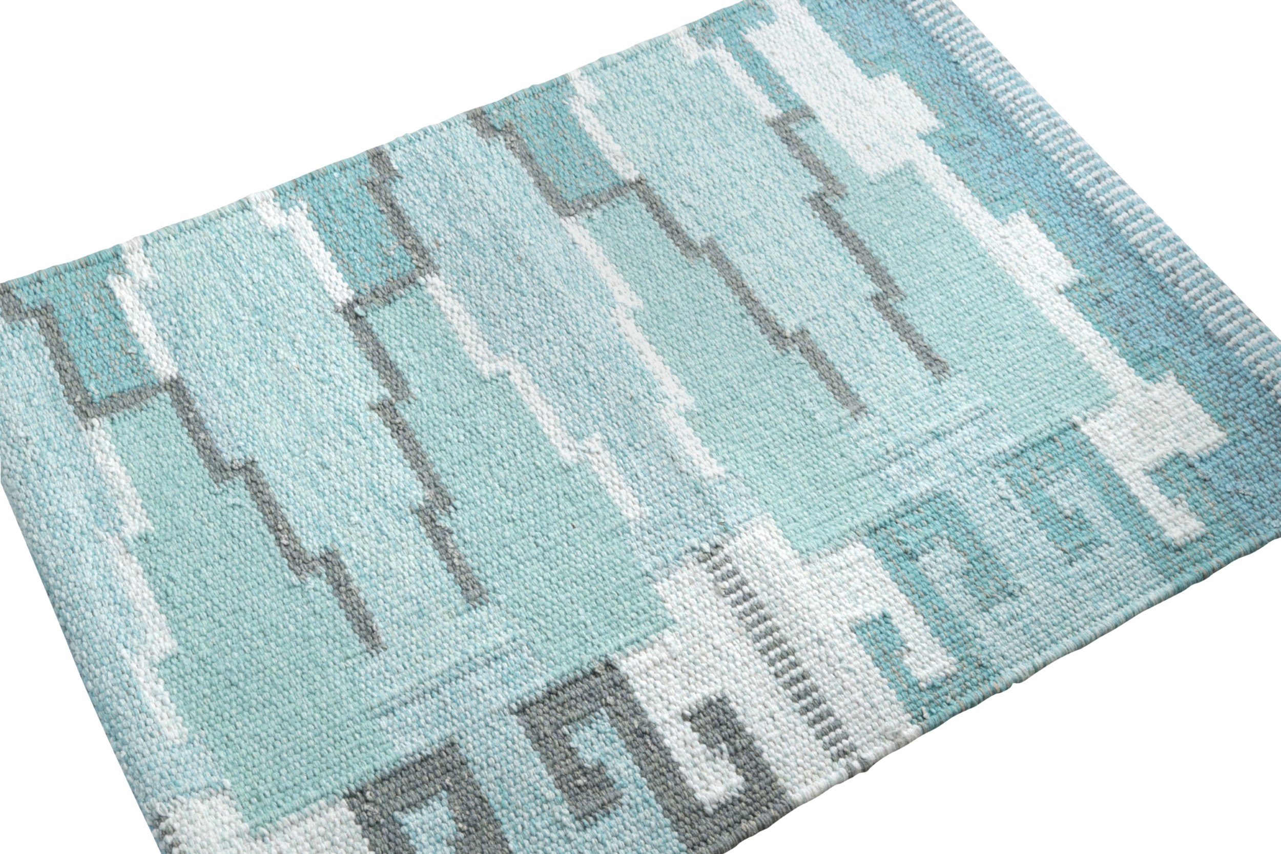Swedish Flatweave Custom Rug Sample, Geometric