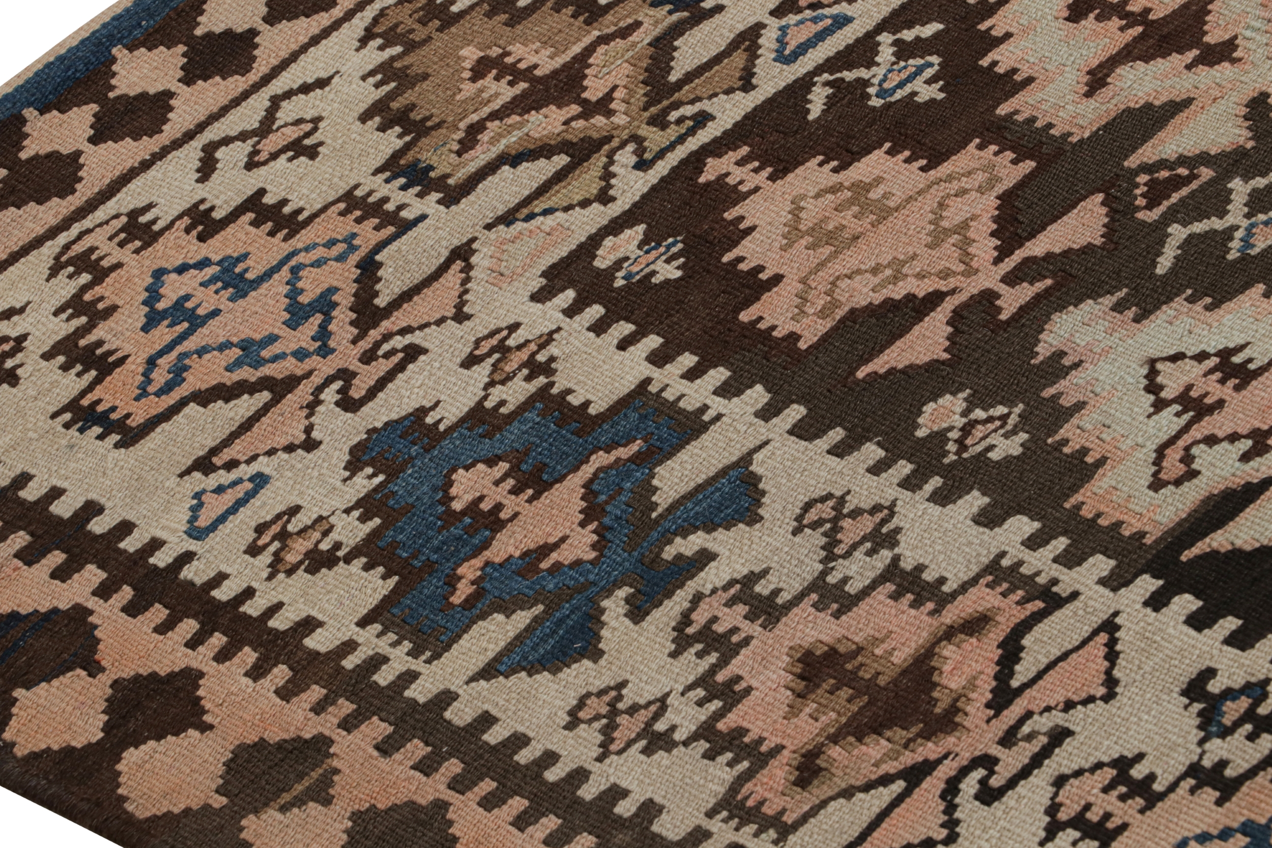 Antique Agra rug with Geometric Patterns