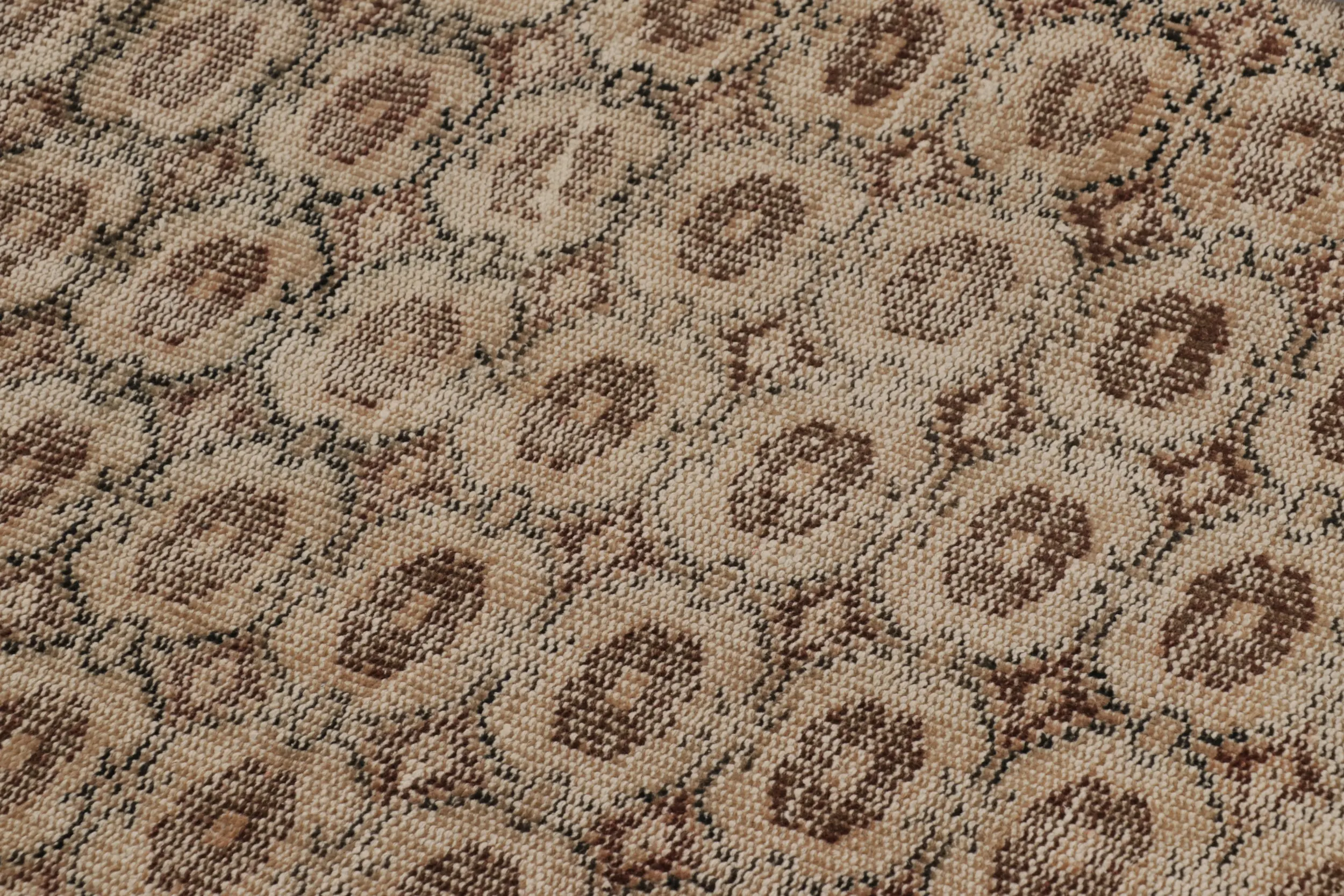 Vintage Distressed All over Geometric Runner Rug