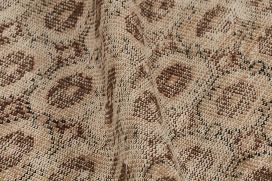 Vintage Distressed All over Geometric Runner Rug