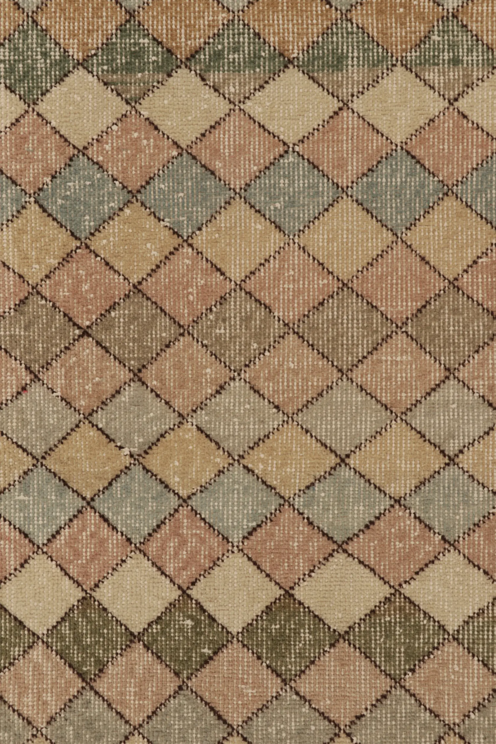Vintage Turkish Geometric Runner