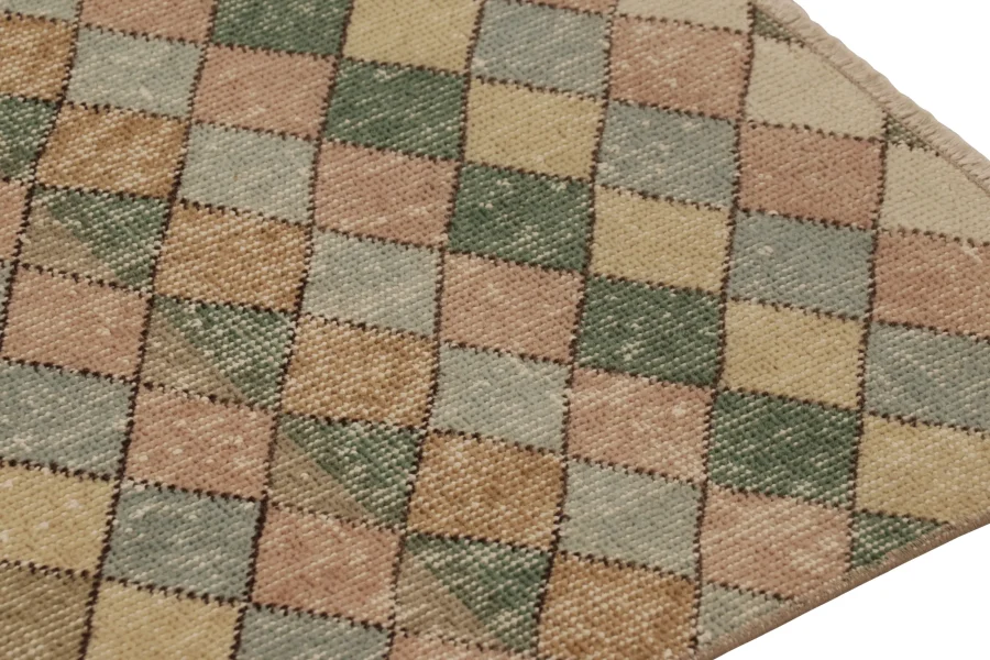 Vintage Turkish Geometric Runner