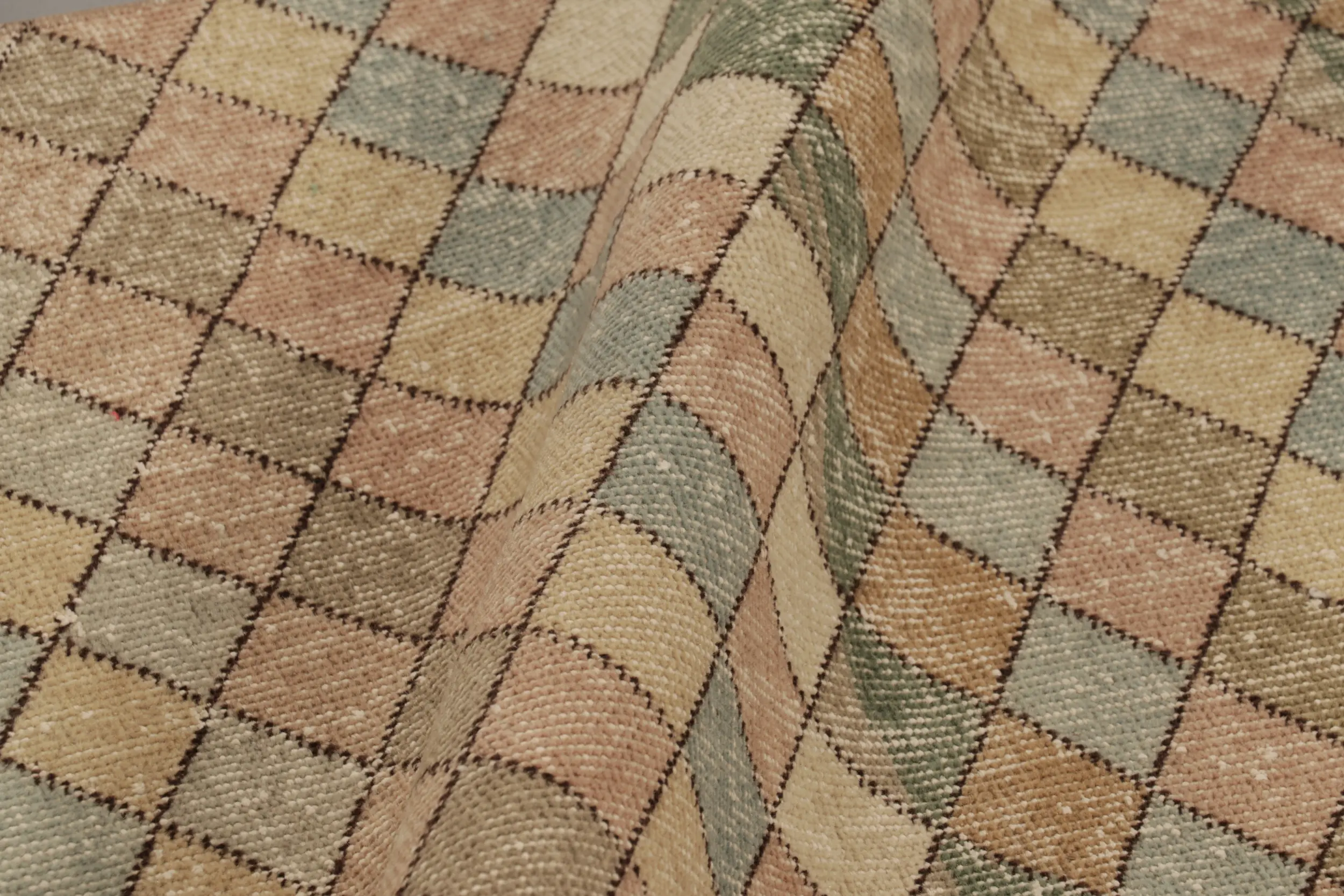 Vintage Turkish Geometric Runner