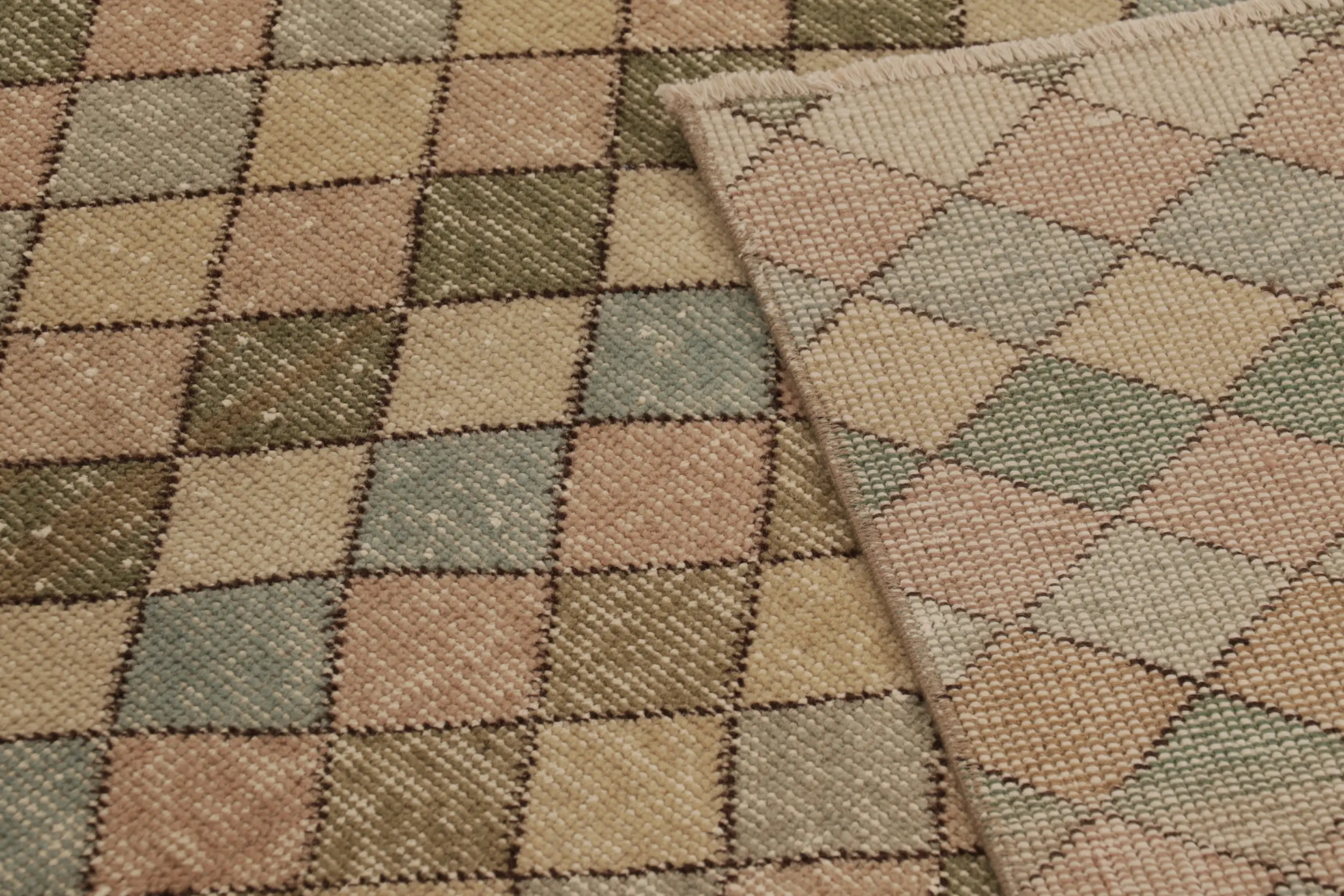 Vintage Turkish Geometric Runner