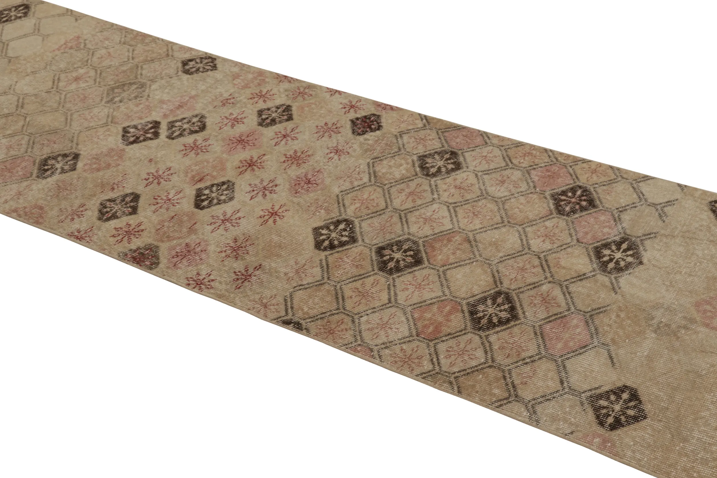 Vintage Turkish Geometric Runner