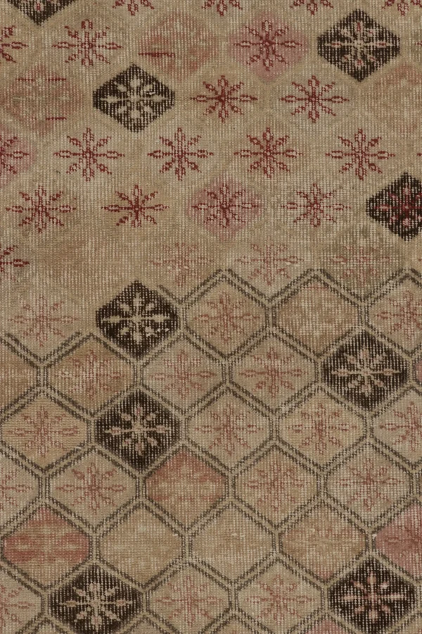 Vintage Turkish Geometric Runner