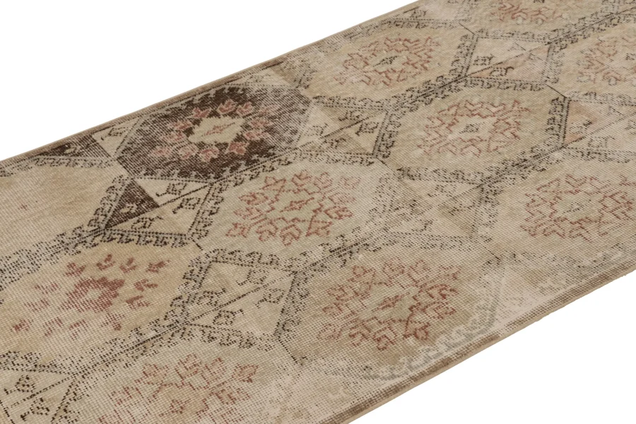 Vintage Turkish Floral Rug