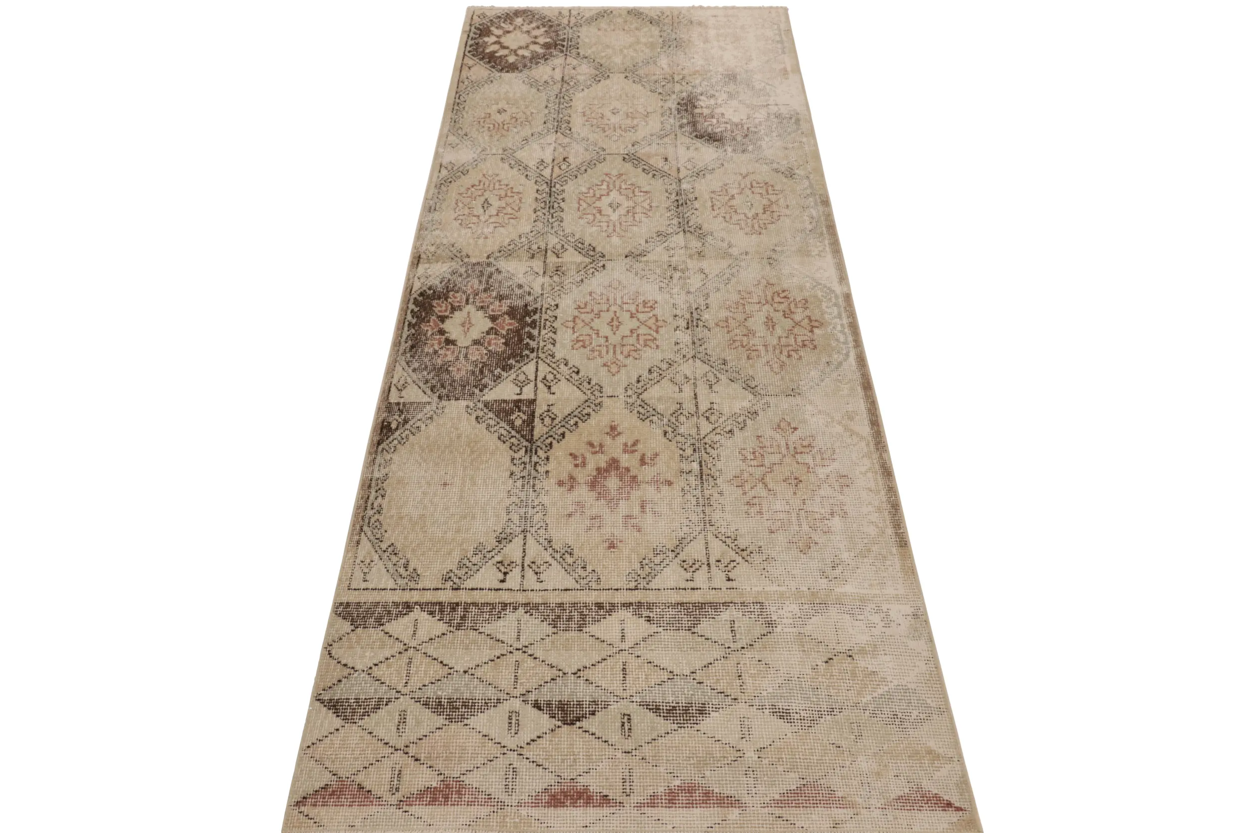 Vintage Turkish Floral Rug