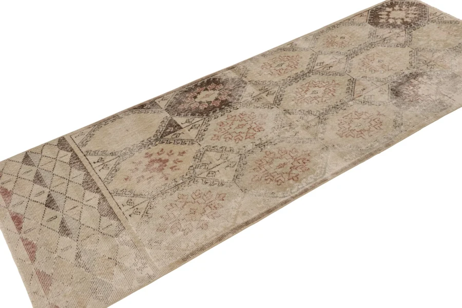 Vintage Turkish Floral Rug