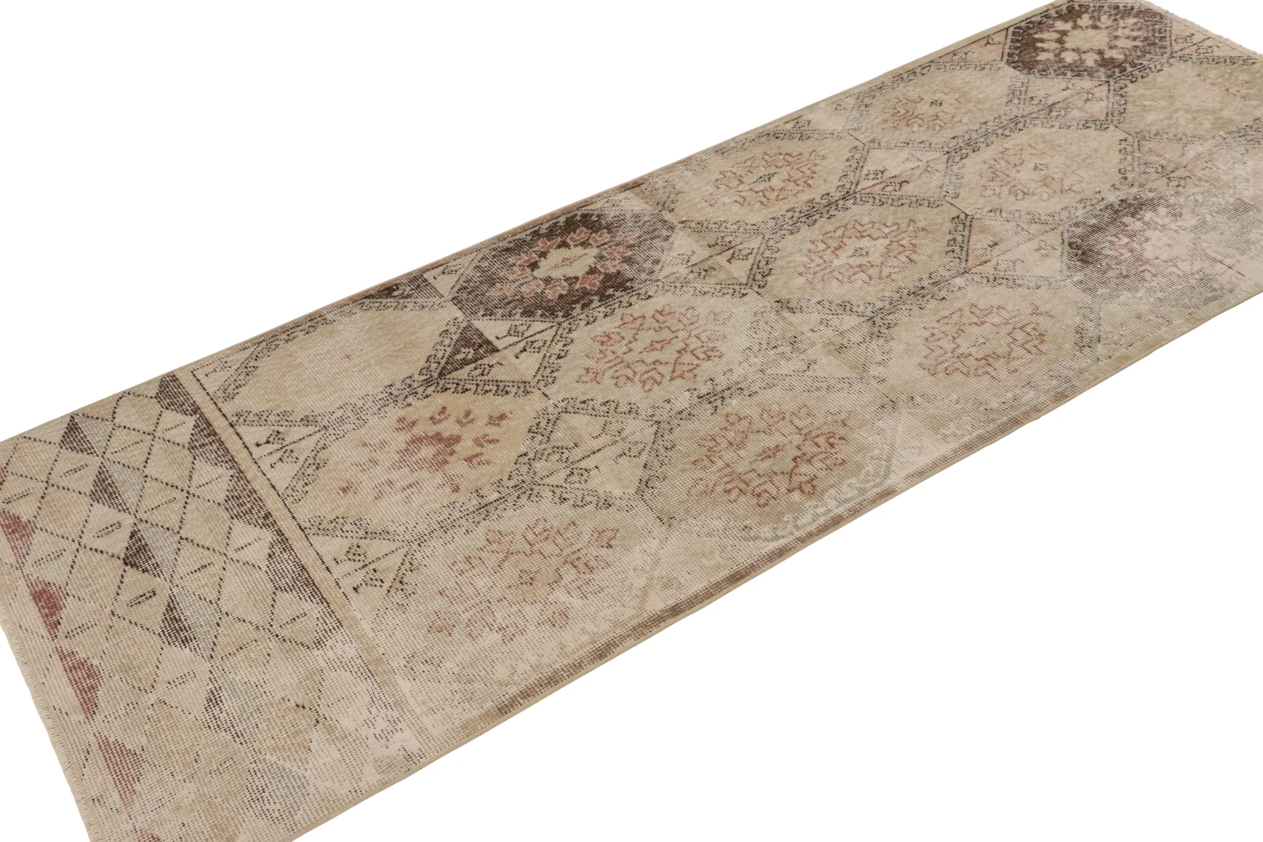 Vintage Turkish Floral Rug