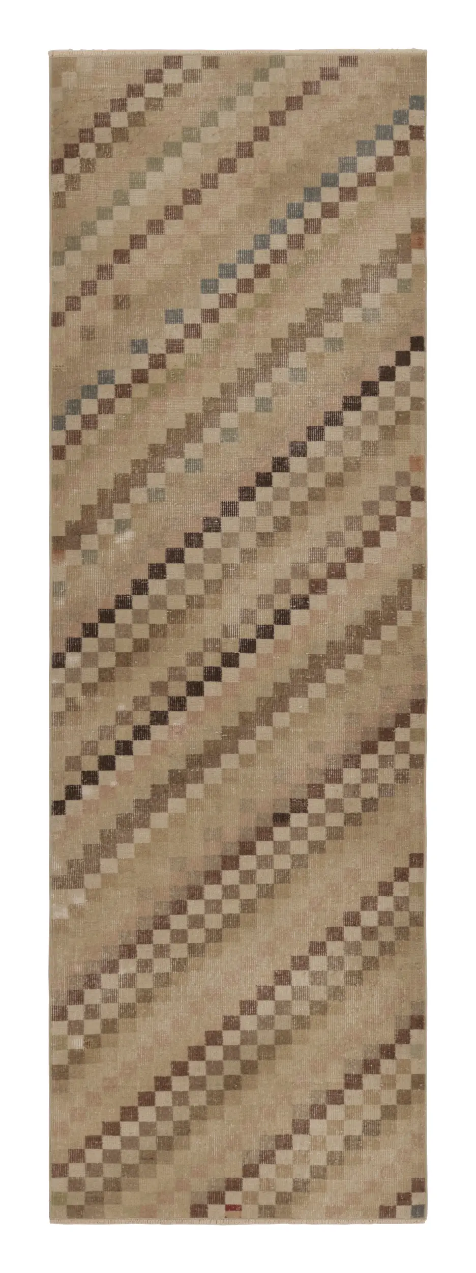 Vintage Turkish Geometric Runner