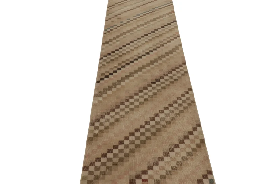 Vintage Turkish Geometric Runner