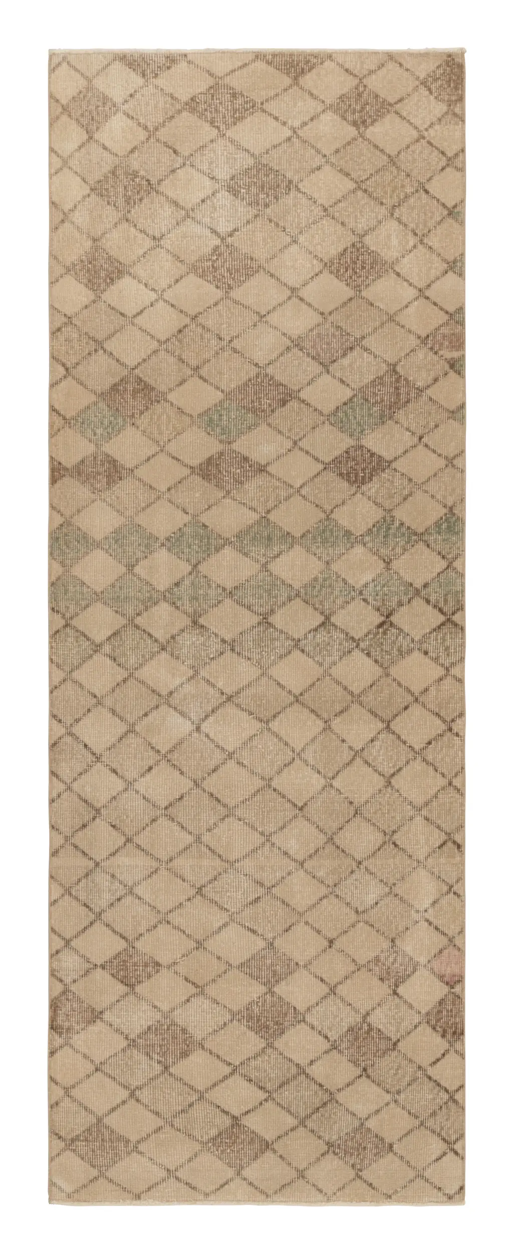 Vintage Turkish Geometric Runner