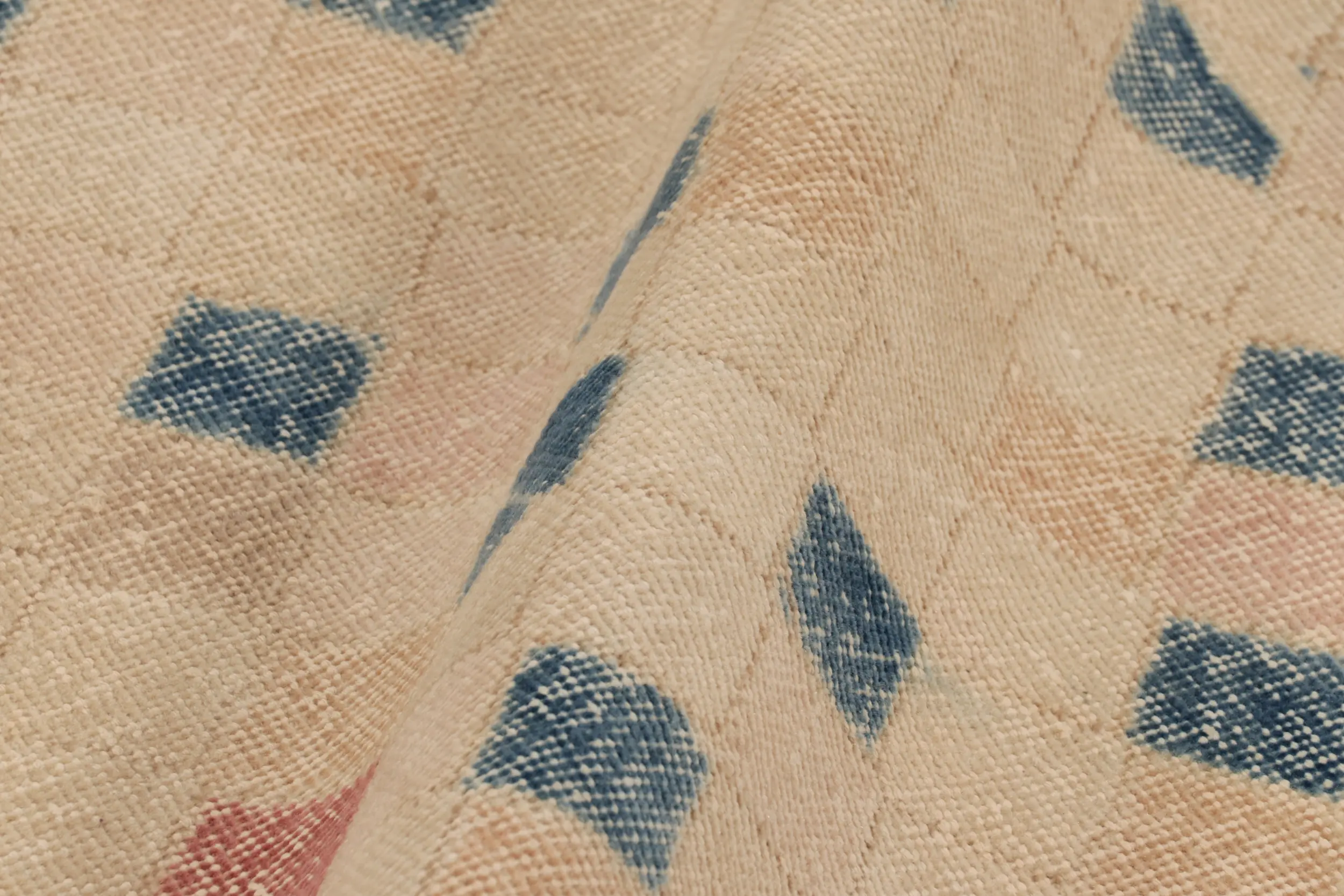 Vintage Turkish Geometric Rug
