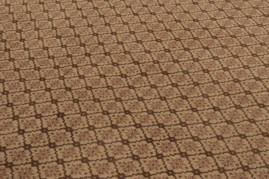 Vintage Turkish Floral Rug