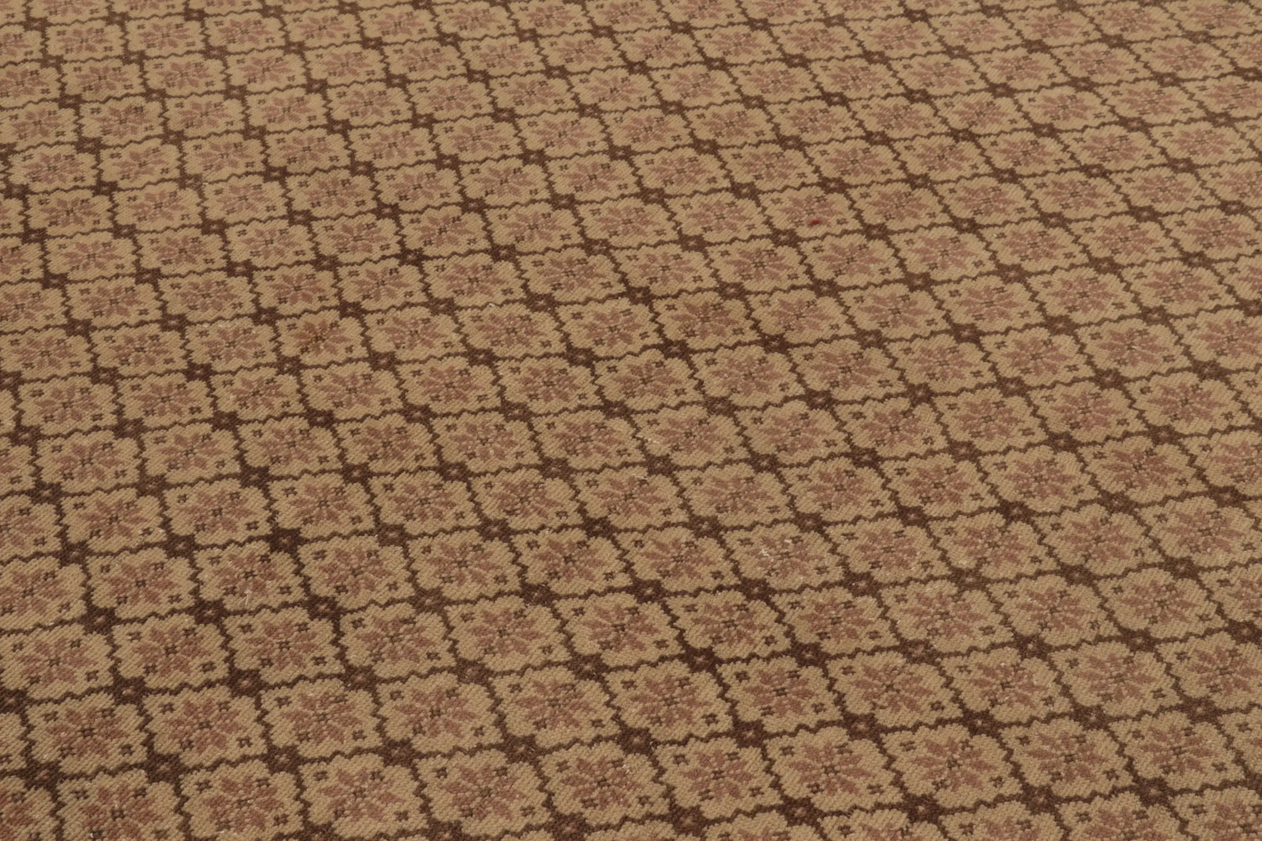 Vintage Turkish Floral Rug