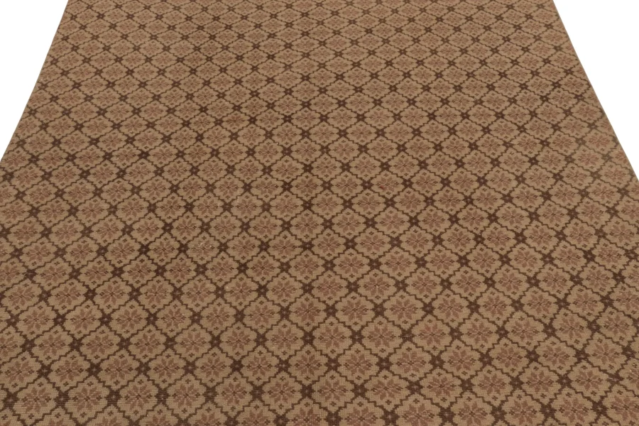 Vintage Turkish Floral Rug