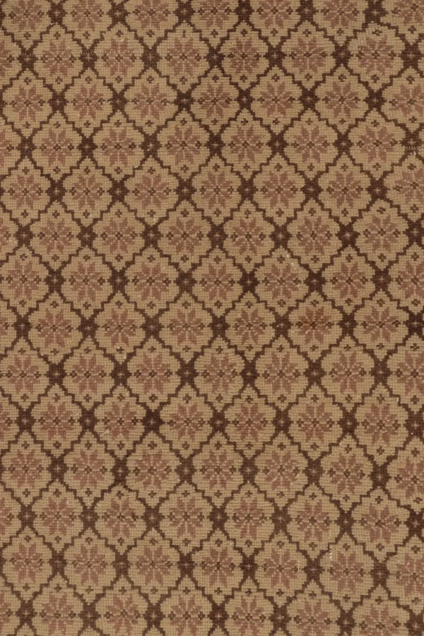 Vintage Turkish Floral Rug