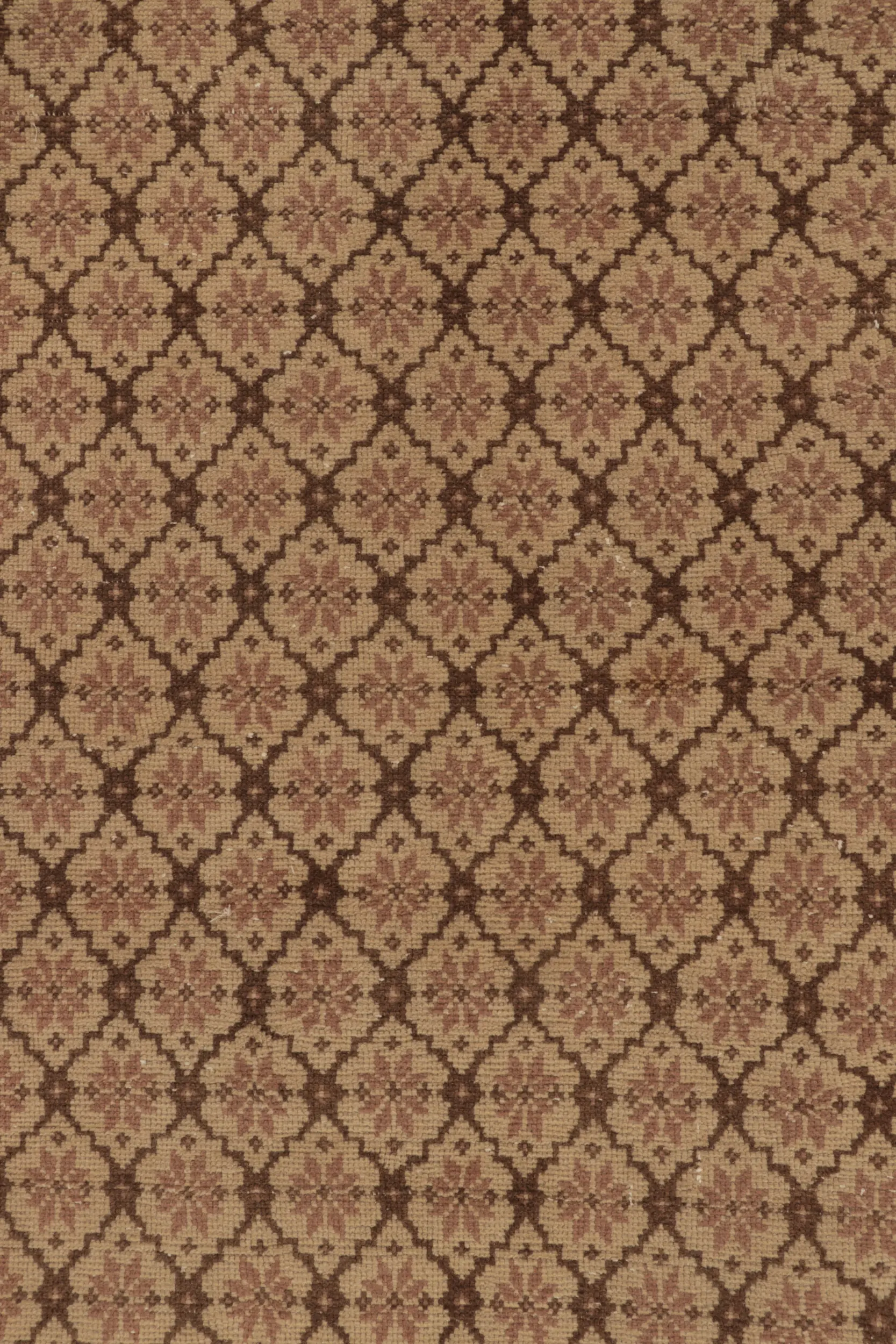 Vintage Turkish Floral Rug