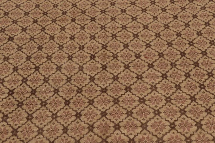 Vintage Turkish Floral Rug