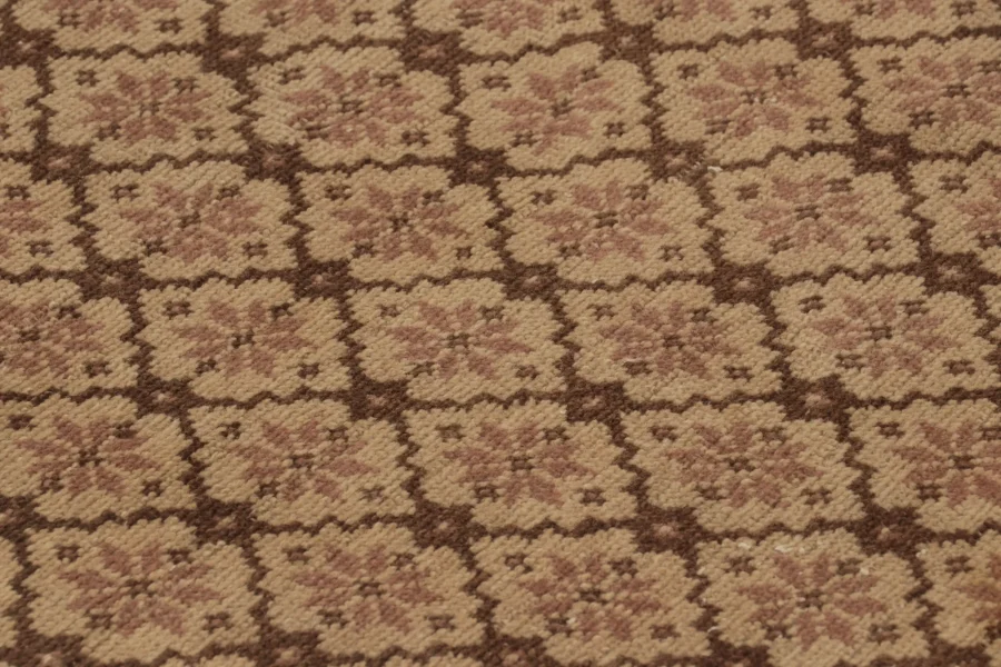 Vintage Turkish Floral Rug