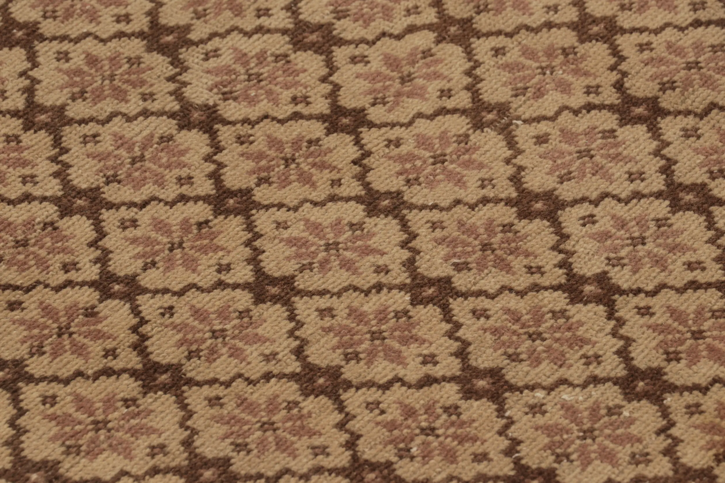 Vintage Turkish Floral Rug