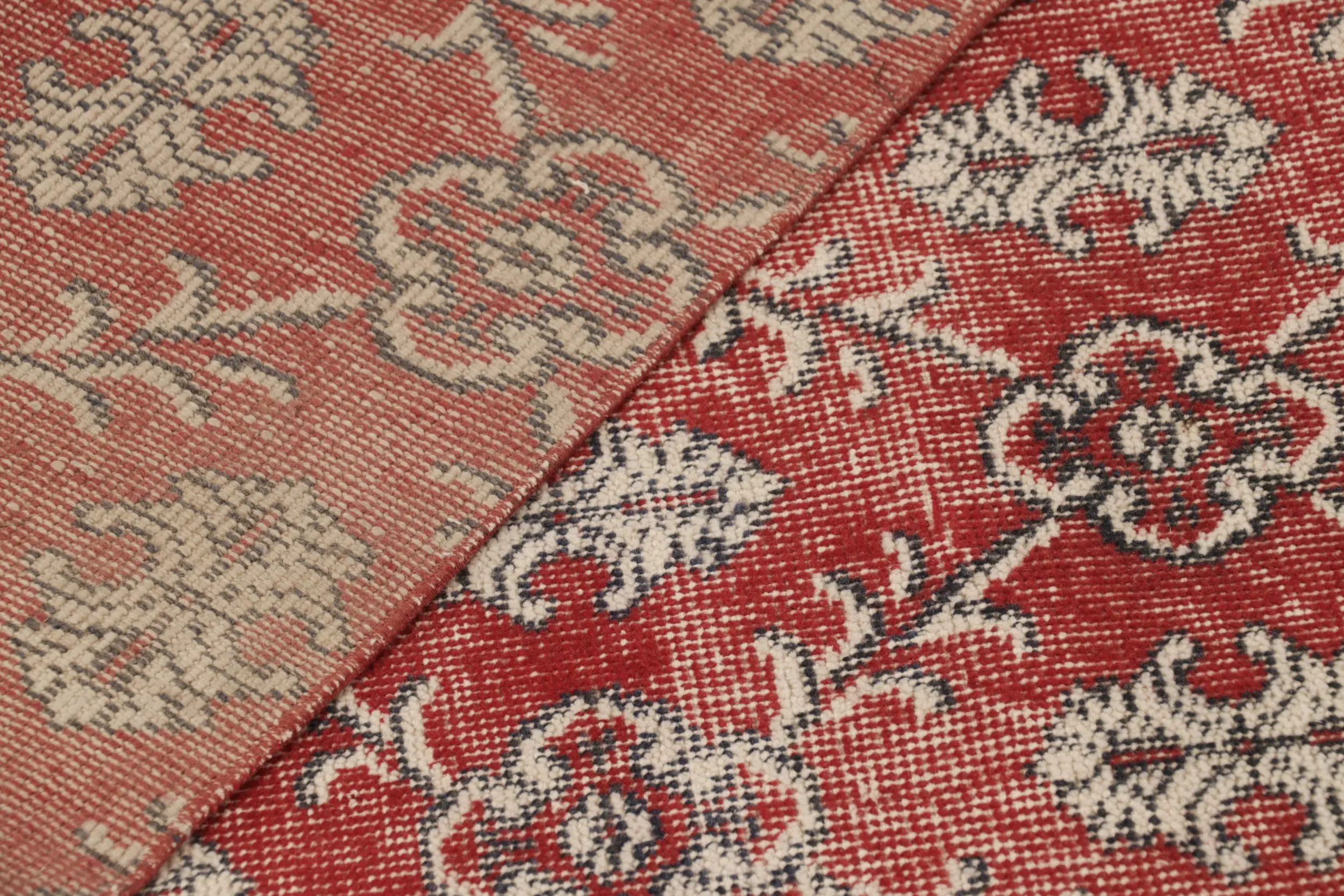 Vintage Turkish Floral Rug