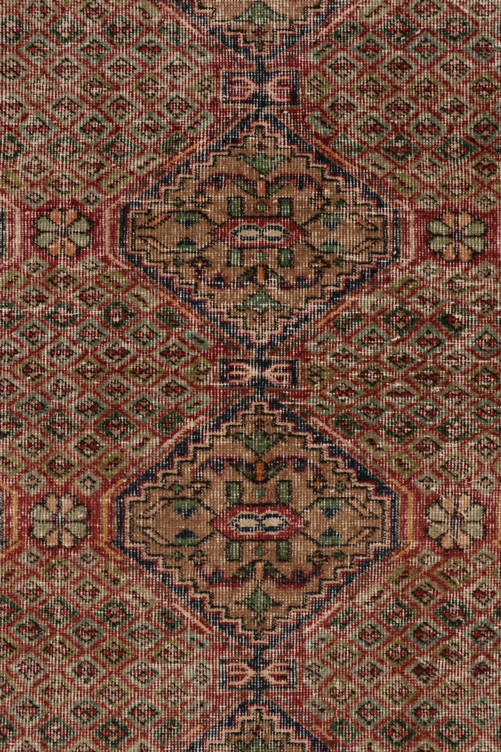 Vintage Turkish Floral Rug