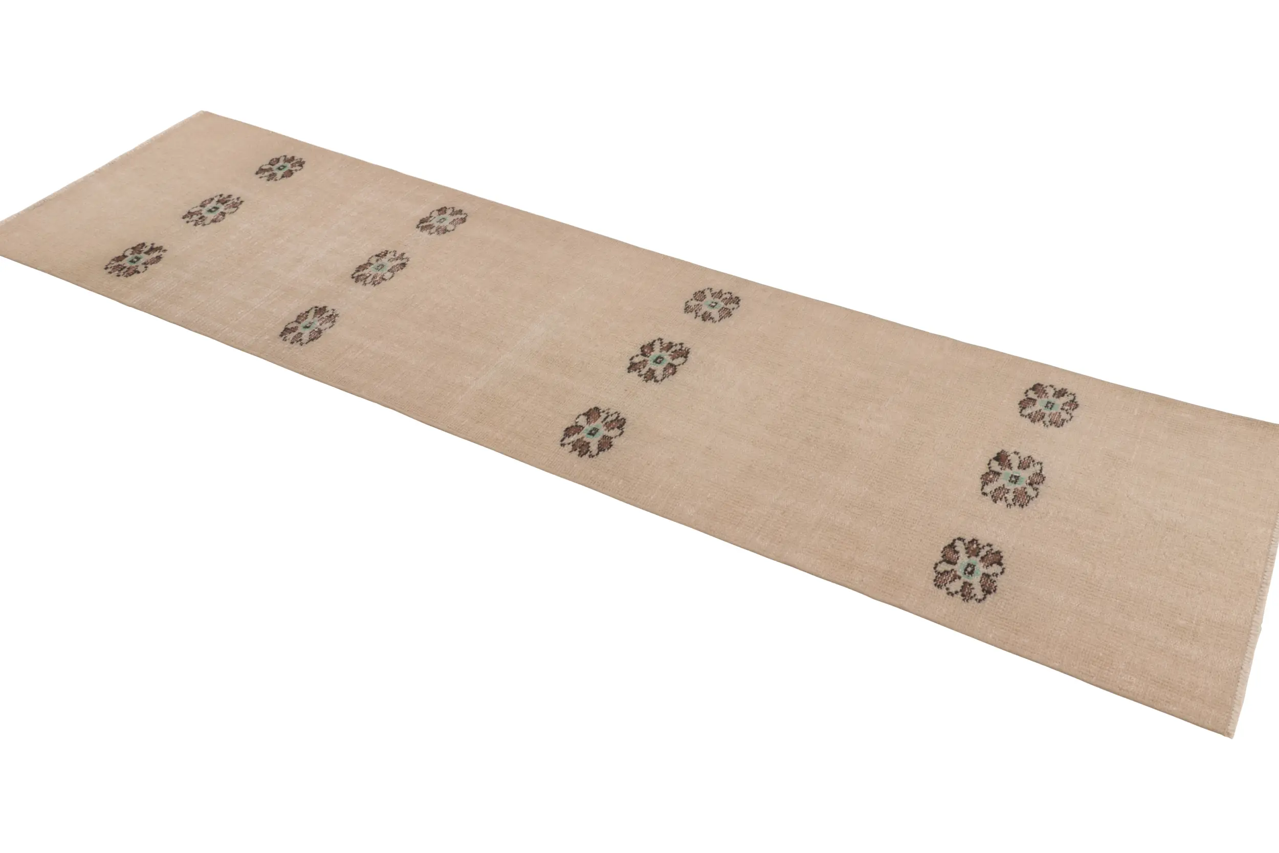 Vintage Turkish Geometric Runner