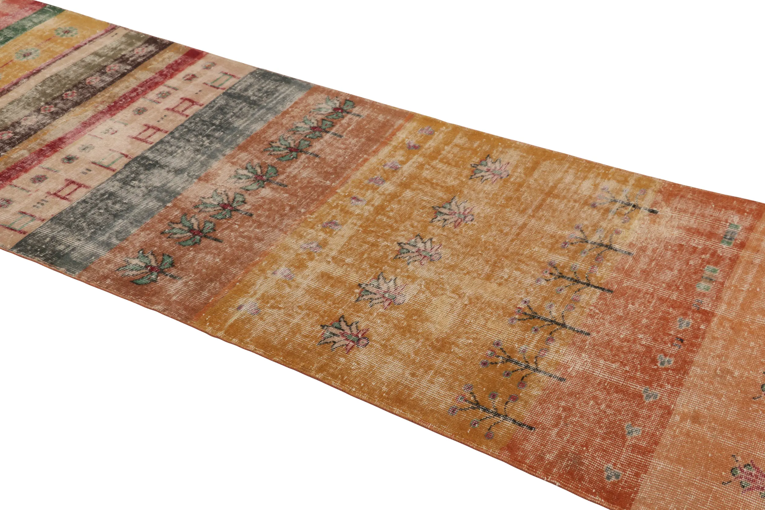 Vintage Turkish Geometric Runner