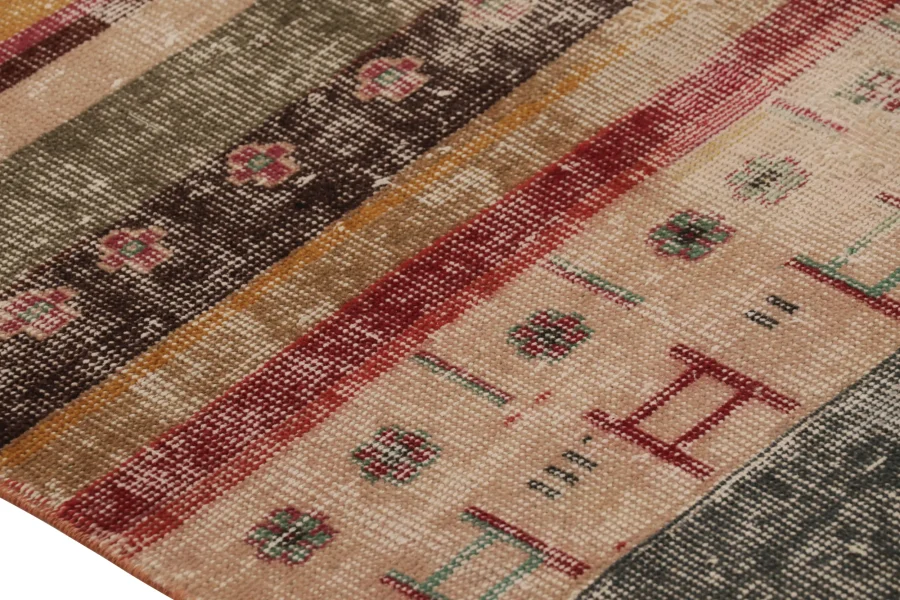 Vintage Turkish Geometric Runner