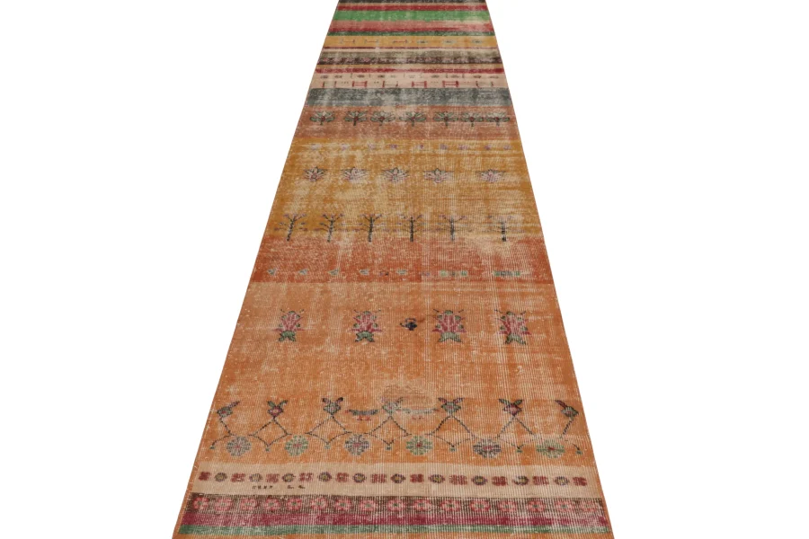 Vintage Turkish Geometric Runner