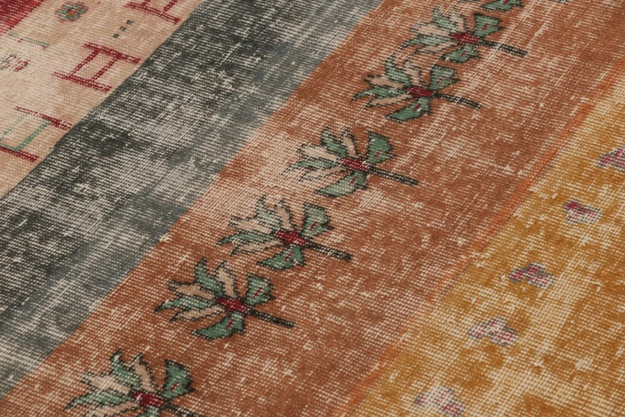 Vintage Turkish Geometric Runner