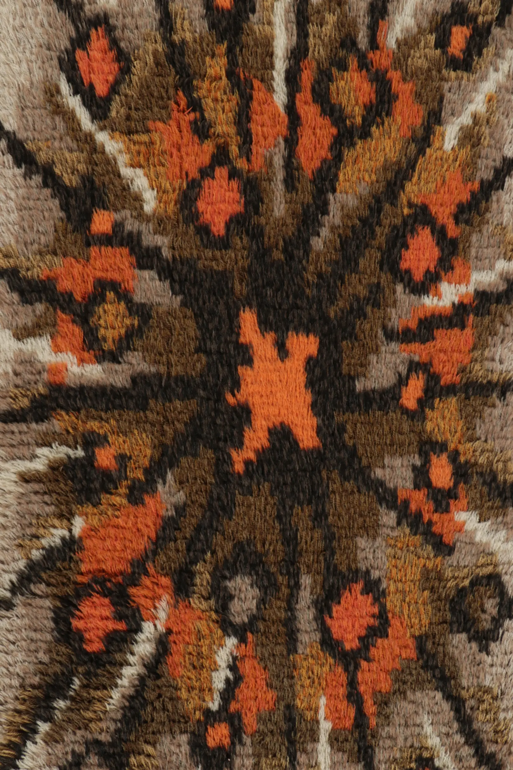 Vintage Swedish Abstract Rug