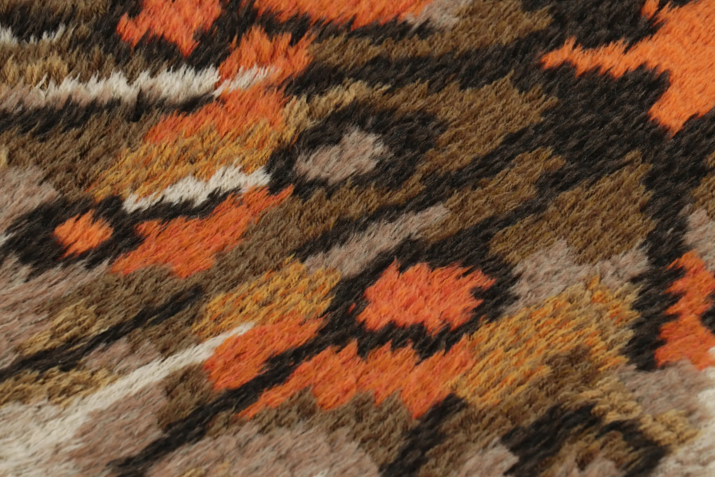 Vintage Swedish Abstract Rug