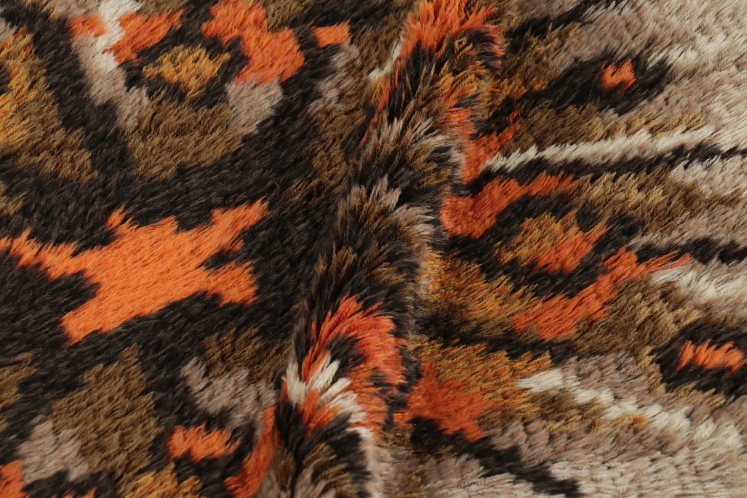 Vintage Swedish Abstract Rug