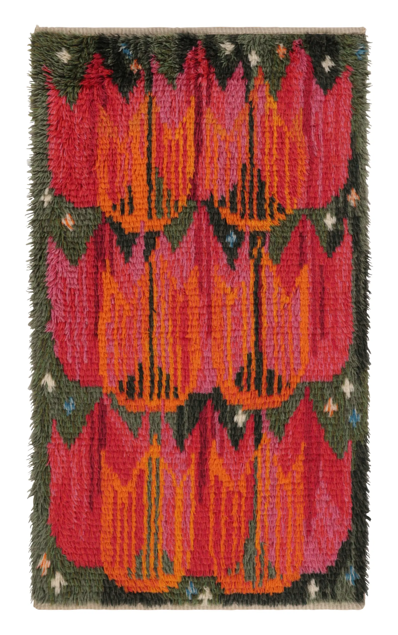 Vintage Swedish Abstract Rug