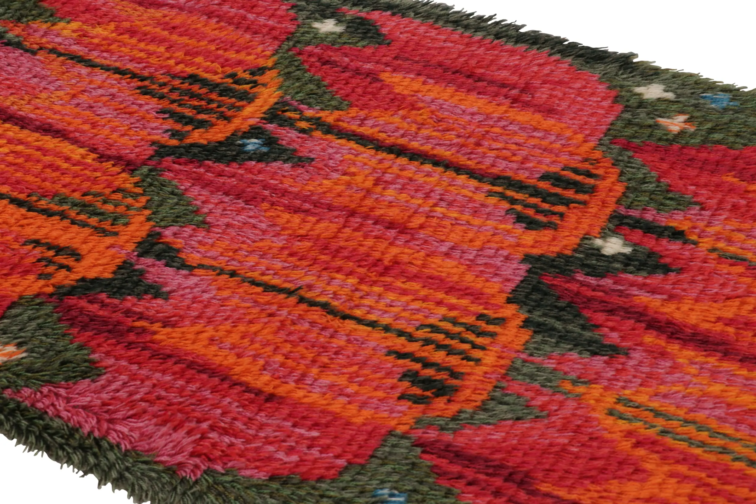 Vintage Swedish Abstract Rug